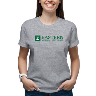 Eastern Michigan Institutional Logo T-Shirt - Sport Grey