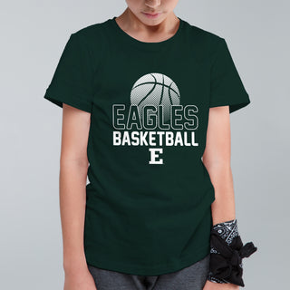 Eastern Michigan Basketball Flux Youth T Shirt - Forest