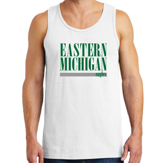 Eastern Michigan Boldline Tank Top - White