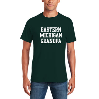 Eastern Michigan Basic Block Grandpa T-Shirt - Forest