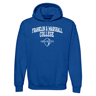 Franklin & Marshall College Diplomats Arch Logo Hoodie - Royal