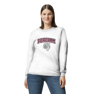 Fordham University Rams Arch Logo Long Sleeve T-Shirt