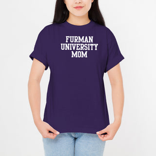 Furman Basic Block Dad T-Shirt - Purple