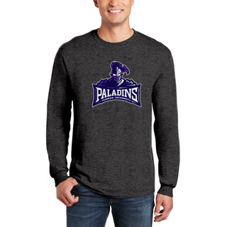 Furman Mascot Spirit Mark Long Sleeve - Dark Heather