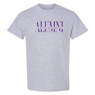 Furman Classic Alumni T-Shirt - Sport Grey