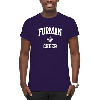 Furman Arch Logo Cheer T-Shirt - Purple