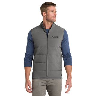 Acacia Primary Wordmark LC Travis Mathew Cold Bay Vest - Quiet Shade Grey
