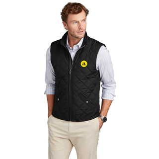 Acacia Primary Logo LC Brooks Brothers Quilted Vest - Deep Black