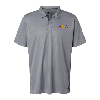 Alpha Kappa Lambda Greek Letter LC Oakley Hydrolix Polo - New Granite Heather