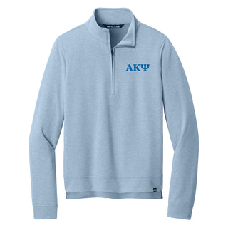 Alpha Kappa Psi Greek Letter LC Travis Mathew Women’s Coveside 1/2-Zip - Blue Nights