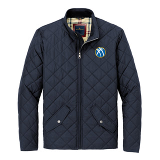 Alpha Kappa Psi Primary Logo LC Brooks Brothers Quilted Jacket - Night Navy