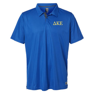 Delta Kappa Epsilon Greek Letter Block LC Oakley Hydrolix Polo - Team Royal
