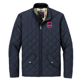 Delta Kappa Epsilon Primary Logo LC Brooks Brothers Quilted Jacket - Night Navy