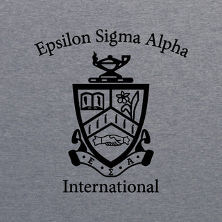 Epsilon Sigma Alpha Greek LC & Back Print Triblend T-Shirt - Premium Heather