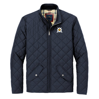 Pi Kappa Phi Primary Logo LC Brooks Brothers Quilted Jacket - Night Navy