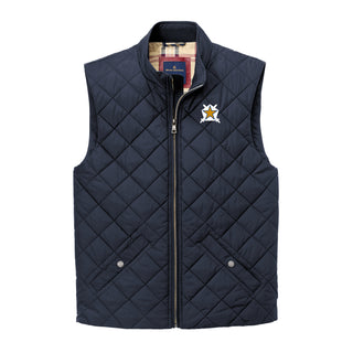 Pi Kappa Phi Primary Logo LC Brooks Brothers Quilted Vest - Night Navy