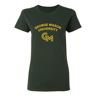 George Mason University Patriots Arch Logo Women's T-Shirt - Forest