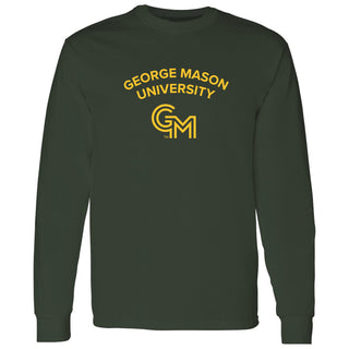 George Mason University Patriots Arch Logo Long Sleeve - Forest