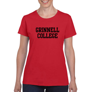 Grinnell College Basic Block Womens T-Shirt