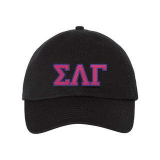 Sigma Lambda Gamma Greek Letter Unstructured Hat