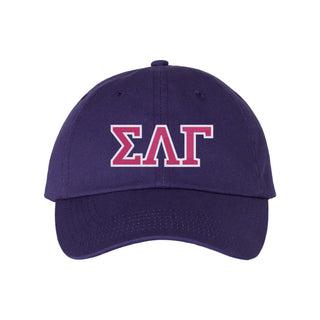 Sigma Lambda Gamma Greek Letter Unstructured Hat