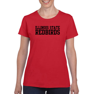 Illinois State Redbirds Basic Block Women's T-Shirt - Red