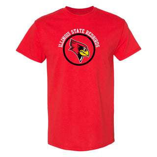 Illinois State Redbirds Distressed Circle Logo T-Shirt - Red