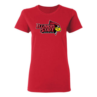 Illinois State Redbirds Primary Logo Women's T-Shirt - Red