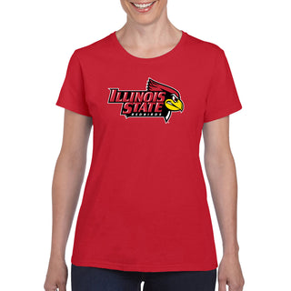 Illinois State Redbirds Primary Logo Women's T-Shirt - Red