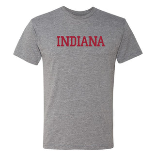 Indiana Basic Block NLA Triblend T-Shirt - Premium Heather