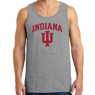 Indiana Hoosiers Arch Logo Tank Top - Sport Grey