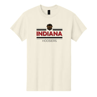 Indiana Double Bar Bison T-Shirt - Natural