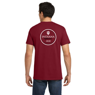 Indiana Classic Circle Bison T-Shirt - Cardinal