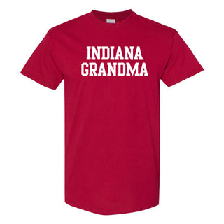 Indiana Basic Block Grandma T-Shirt - Cardinal