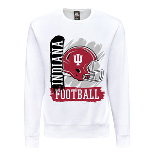 Indiana 90s Big Print Crewneck - White