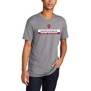 Indiana Split Bar NLA T-Shirt - Heather Grey