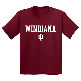 WINdiana Block Youth T-Shirt - Cardinal