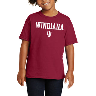 WINdiana Block Youth T-Shirt - Cardinal