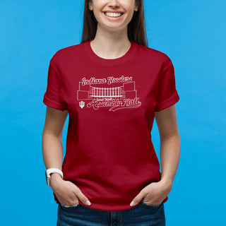 Indiana Hoosiers Simon Skjodt Assembly Hall T-Shirt - Cardinal