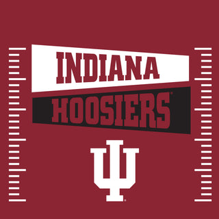 Indiana Hoosiers Football Field Block T-Shirt - Cardinal