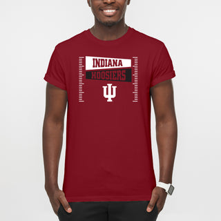 Indiana Hoosiers Football Field Block T-Shirt - Cardinal