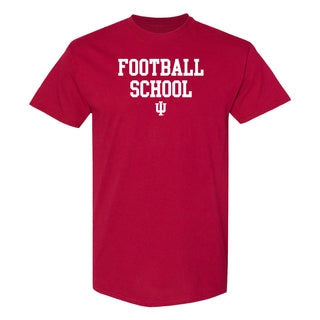 Indiana Football School T-Shirt - Cardinal