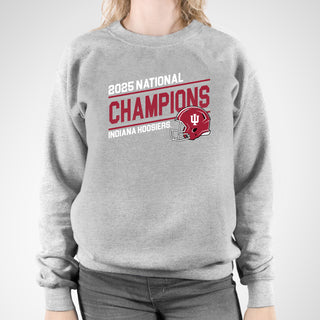 Indiana 2025 Football Champions Action Play Crewneck