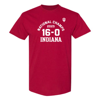 Indiana National Champions 2025 16-0 T-Shirt