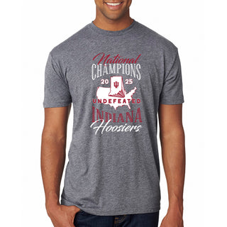 Indiana National Champions 2025 USA Triblend T-Shirt