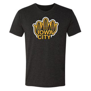Iowa City Corn Short Sleeve T Shirt - Vintage Black