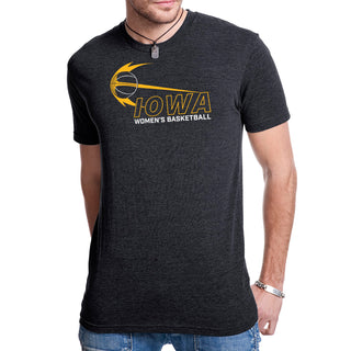 Iowa Women's Basketball Launch Triblend T-Shirt - Vintage Black