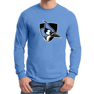 Johns Hopkins Blue Jays Primary Logo Long Sleeve - Carolina Blue