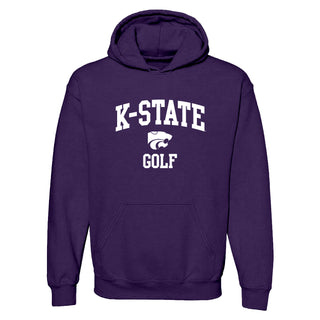 K-State Arch Logo Golf Hoodie - Purple
