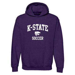 K-State Arch Logo Soccer Hoodie - Purple